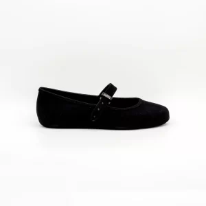 Sabrina Melissa Soft Ballerina Velvet Preto