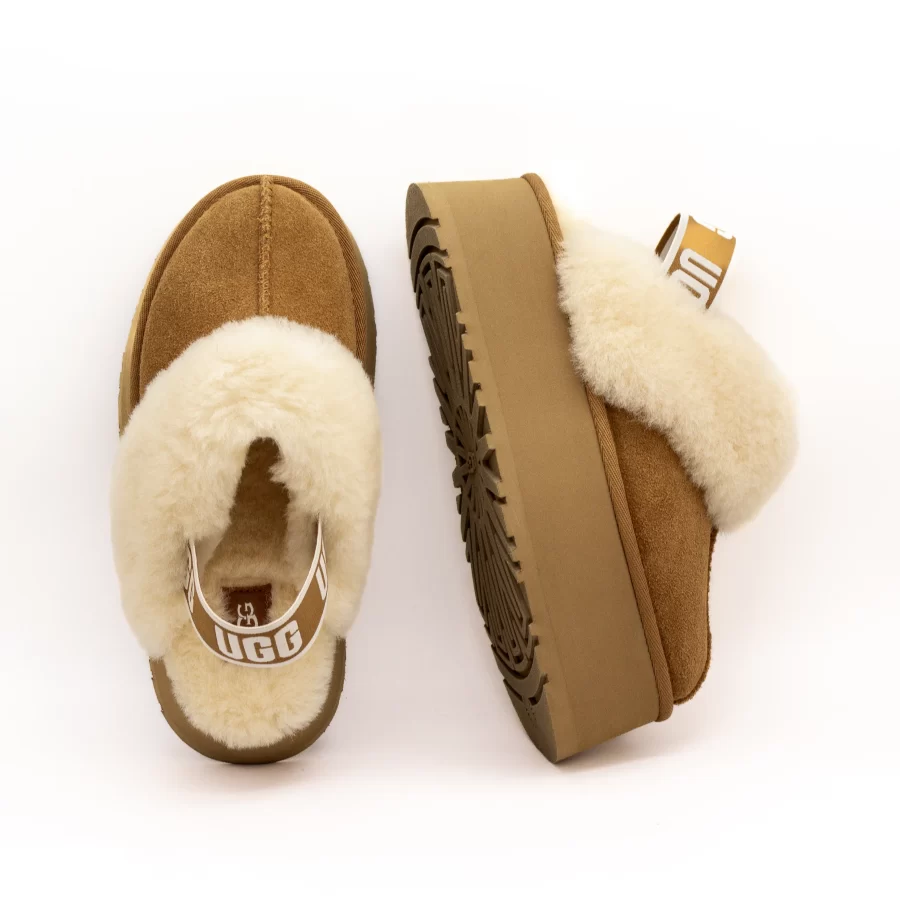 Chinelo UGG W Funkette Camel par