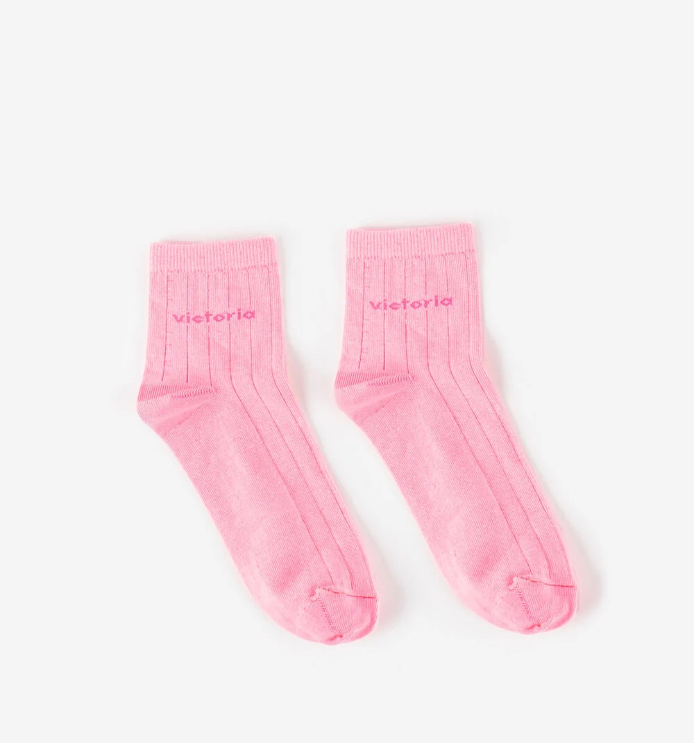 Meias Victoria 9225143 Rosa