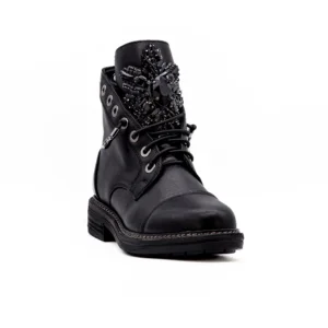 Bota Alma en Pena I251001 em Preto vista frontal