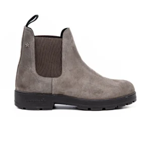 Bota Cubanas Leaf 110 Cinzento vista lateral