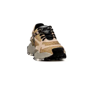 Sapatilha Russel Matos Fleur Dourado vista frontal