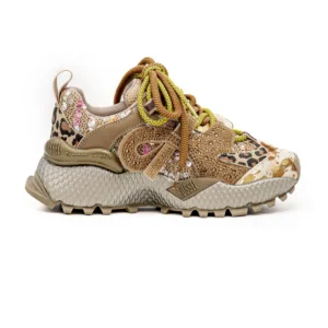 Sapatilha Russel Matos Miri Bege vista lateral