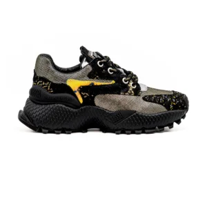 Sapatilha Russel Matos Poppy Preto vista lateral