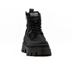 Bota Palladium Pallasquad Zip em Preto vista frontal