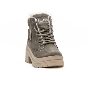 Bota Palladium Pallarise NBK WL em Cinzento vista frontal