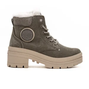 Bota Palladium Pallarise NBK WL em Cinzento vista lateral