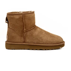 Bota UGG W Classic Mini II Camel vista lateral