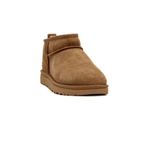 Bota UGG W Classic Ultra Mini II Camel vista frontal
