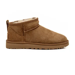 Bota UGG W Classic Ultra Mini II Camel vista lateral