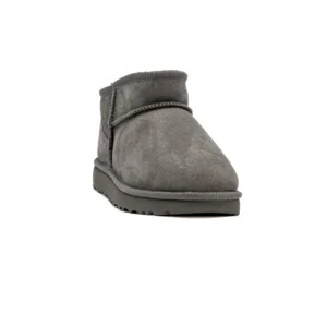 Bota UGG W Classic Ultra Mini II Cinzento vista frontal