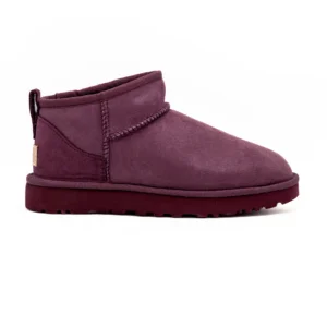 Bota UGG W Classic Ultra Mini II Magenta vista lateral