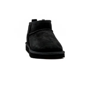 Bota UGG W Classic Ultra Mini II Preto vista frontal