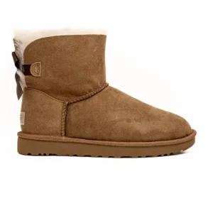 Bota UGG W Mini Bailey Bow II Camel vista lateral