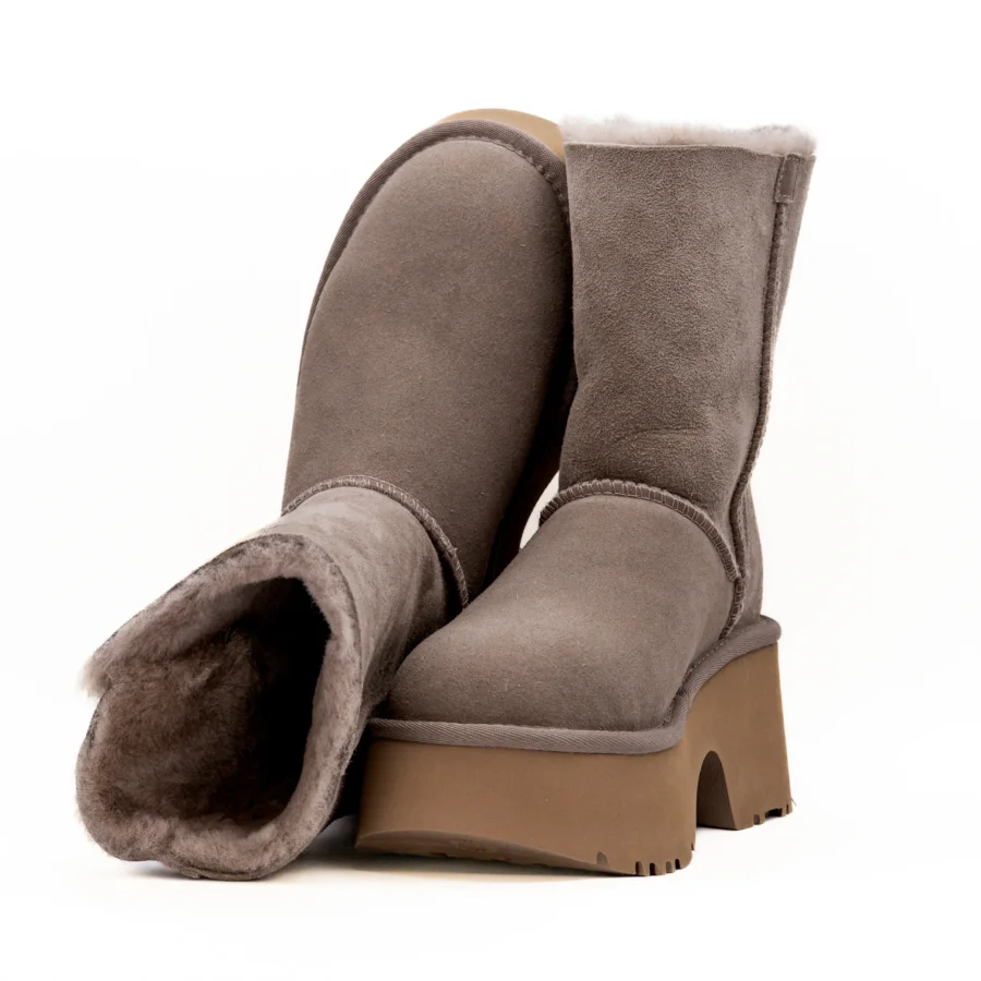 Ugg Par Bota UGG W New Heights Cuff Taupe | Dogma Shoes
