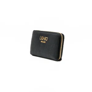 Carteira Liu Jo AF5170 em preto vista lateral