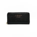 Carteira Liu Jo AF5170 em preto vista frontal