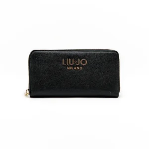 Carteira Liu Jo AF5170 em preto vista frontal