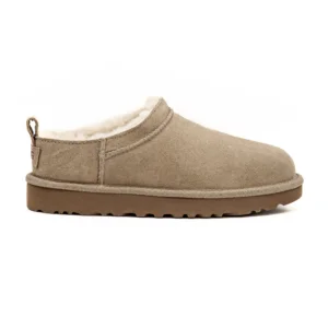 Chinelo UGG W Classic Micro Bege vista lateral