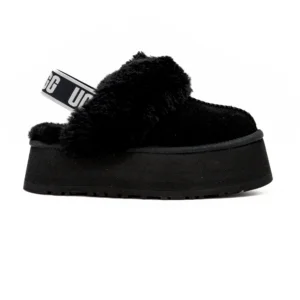 Chinelo UGG W Funkette Preto vista lateral