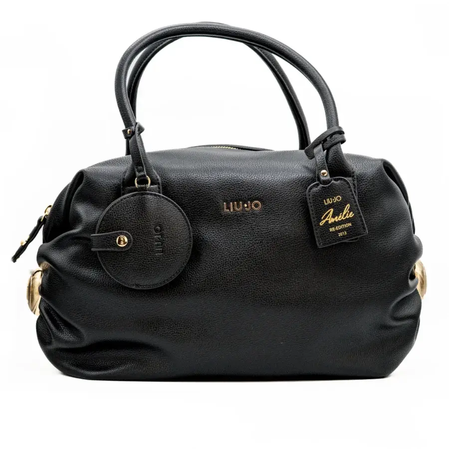 Mala Liu Jo AF5027 em preto vista frontal