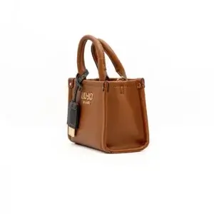 Mala Liu Jo AF5102 vista lateral em camel