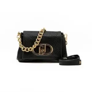 Mala Liu Jo AF5269 em preto vista lateral