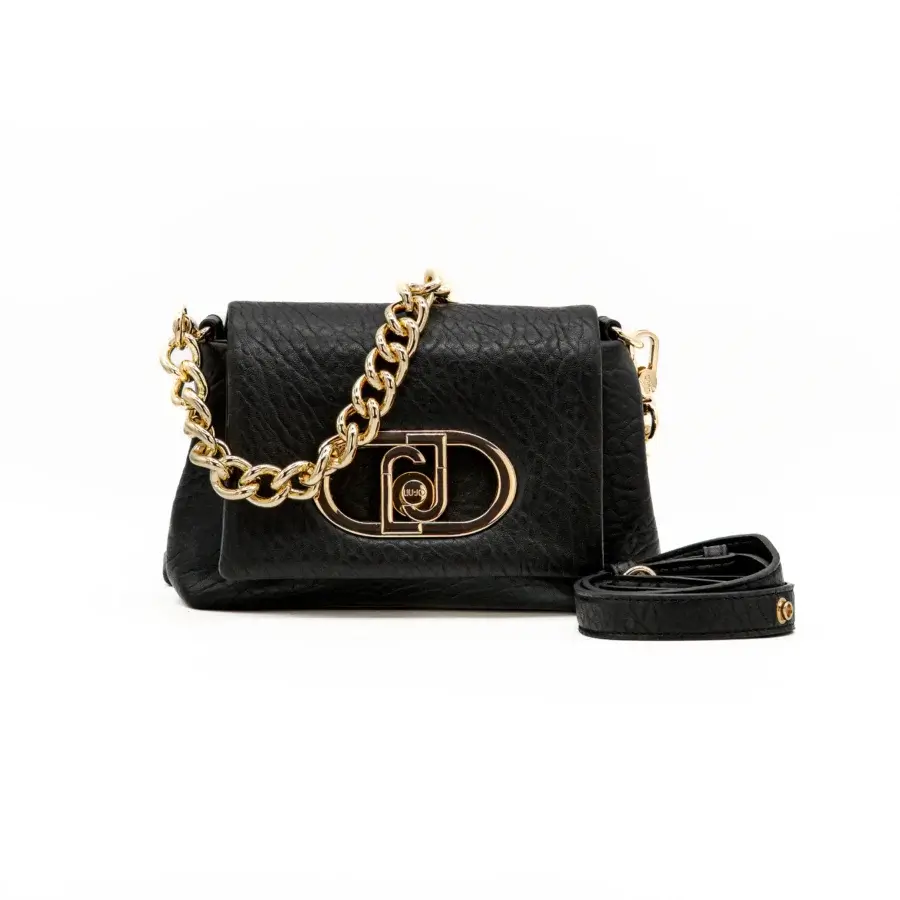 Mala Liu Jo AF5269 em preto vista lateral