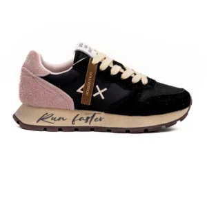 Sapatilha Sun68 Ally Vintage em Preto vista lateral