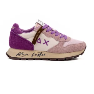 Sapatilha Sun68 Ally Vintage em Rosa vista lateral