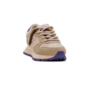 Sapatilha Sun68 Ally Winter Bege vista frontal