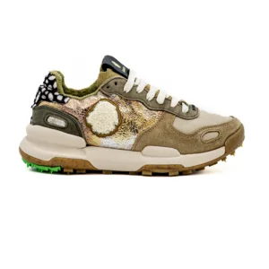 Sapatilha Satorisan Chacrona Dourado vista lateral