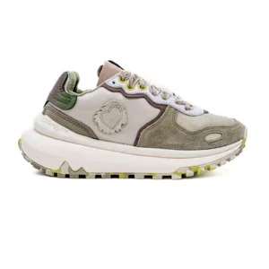 Sapatilha Satorisan Chacrona Metta Prateado vista lateral