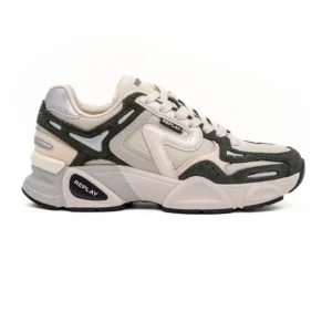 Sapatilha Replay Destiny W Melt em Verde vista lateral