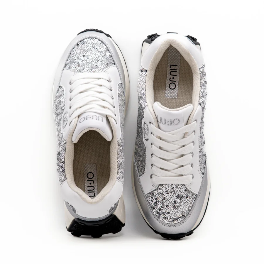 LIU JO: Sneakers Kylie 18 in pelle - Burro | Sneakers Liu Jo