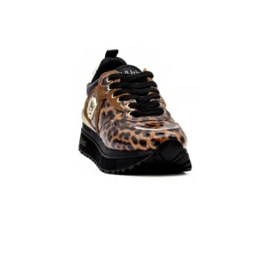 Sapatilha Liu Jo Maxi Wonder 01 Leopardo vista frontal