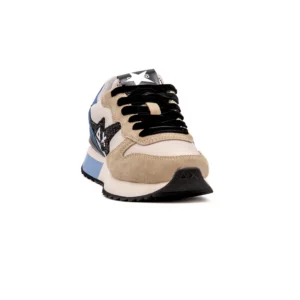 Sapatilha Sun68 Stargirl Glitter em Azul vista frontal