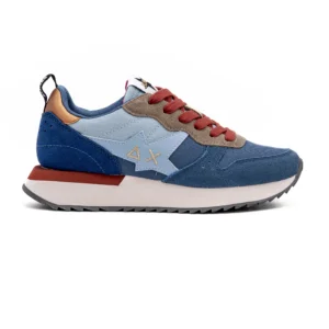 Sapatilha Sun68 Stargirl Multicolor em Azul vista lateral