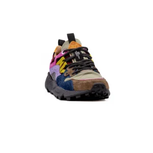 Sapatilha cinza Flower Mountain 01 1B43 vista frontal