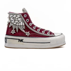 Sapatilha Nan-Ku NA-03 Vermelho vista lateral