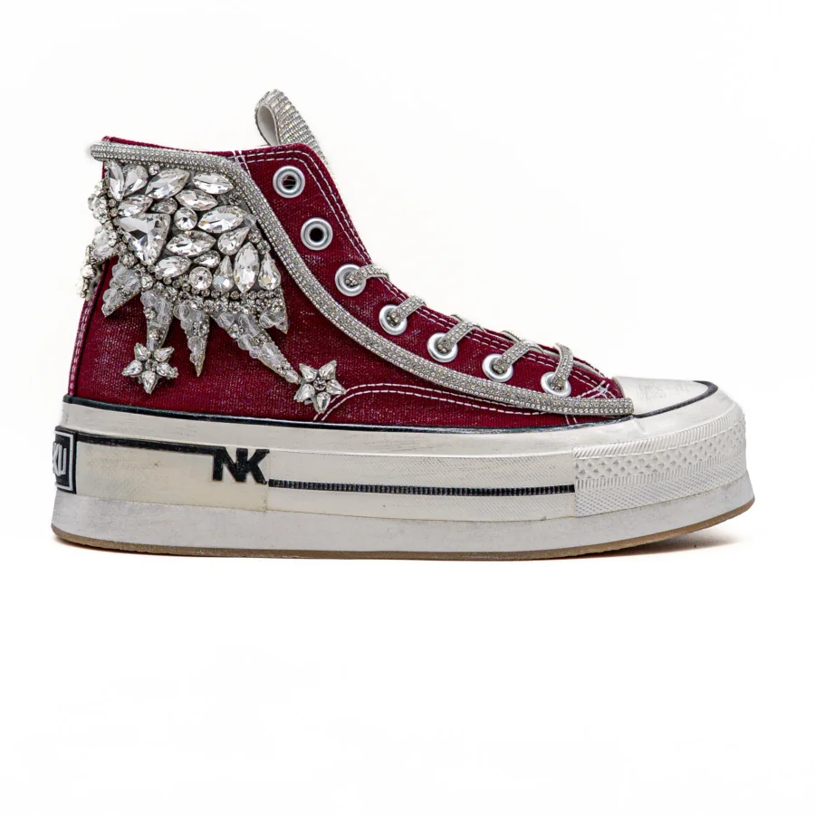 Sapatilha Nan-Ku NA-03 Vermelho vista lateral