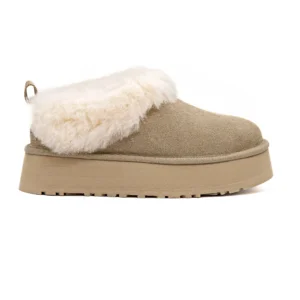 Bota UGG W Tazzelle Bege vista lateral