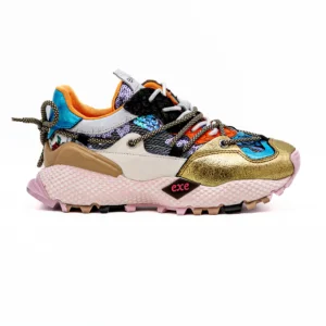 Sapatilha Exé 8830-2 Laranja vista lateral