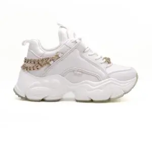 Sapatilha Buffalo Binary Chain Glam vista lateral