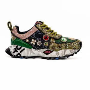 Sapatilha Exé SY24-6 Azul vista lateral