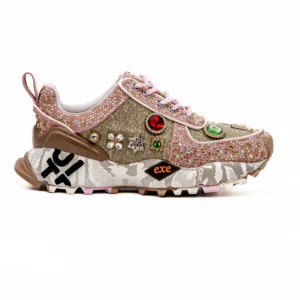 Sapatilha Exé SY24-6 Rosa vista lateral