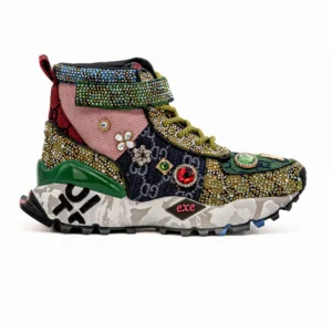 Sapatilha Exé SY24-7 Verde vista lateral