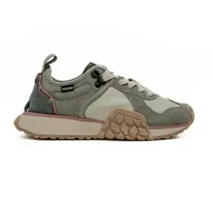 Sapatilha Palladium Troop Runner em Verde vista lateral