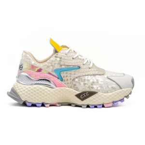 Sapatilha Exé 3020-8A Amarelo vista lateral