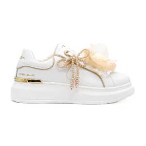 Sapatilha Tosca Blu com flor SS2602S013 vista lateral